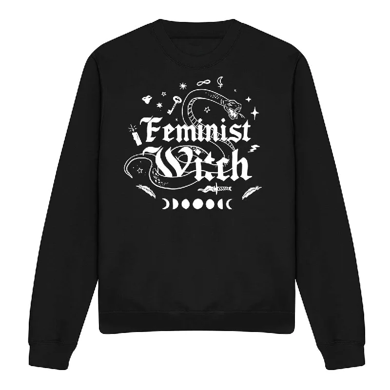 Feminist Witch Halloween Feminist Sweatshirt