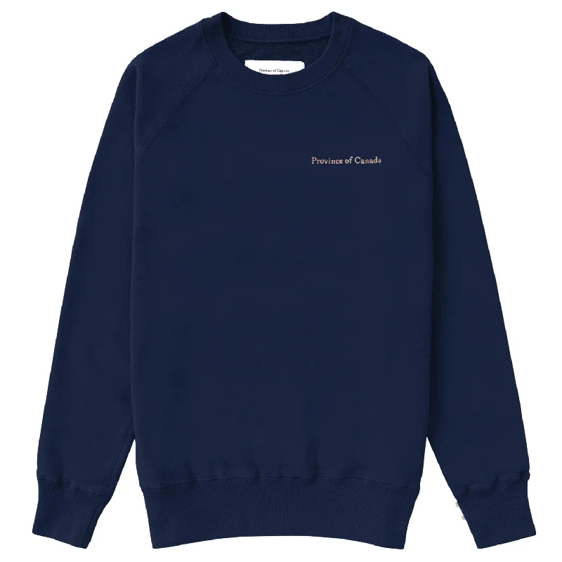 French Terry Sweatshirt Navy - Unisex