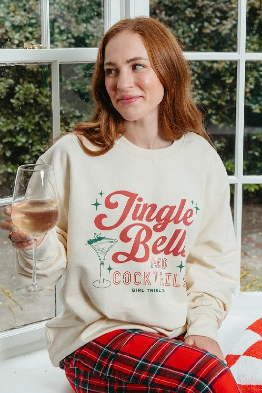 Jingle Bells and Cocktails Sweatshirt