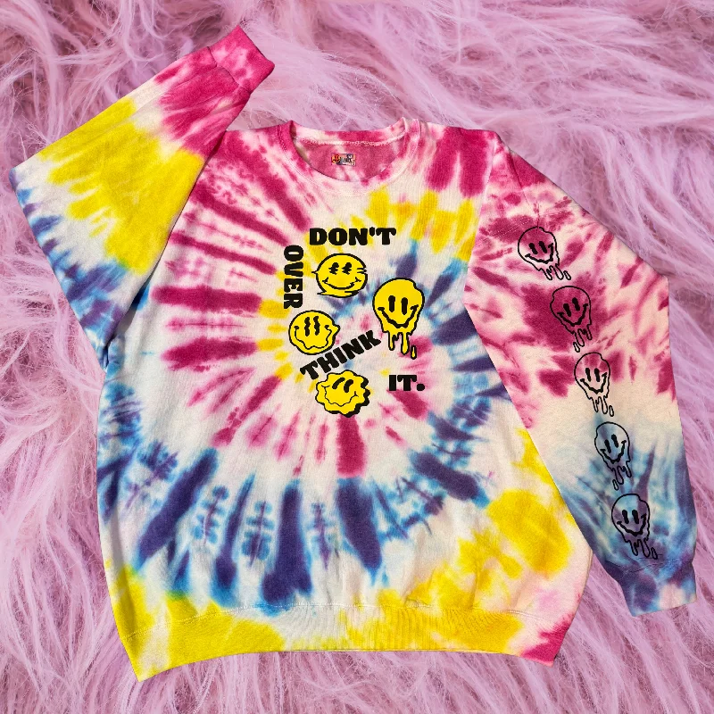 Don’t Over Think It Tie Dye Sweatshirt